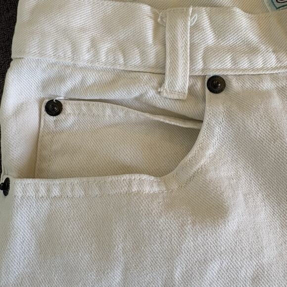 Vintage Skoozi White Women’s Mom Jean 25x27 Tapered Classic High Rise 80s/90s - Picture 4 of 12